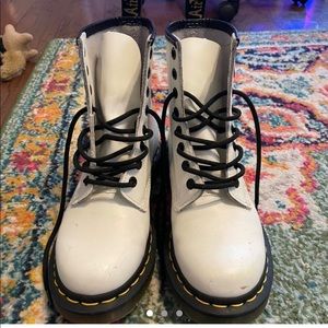 White Doc Martens size 6